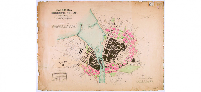 Plan général d'agrandissement de la Ville de Genève, © Bibliothèque de Genève