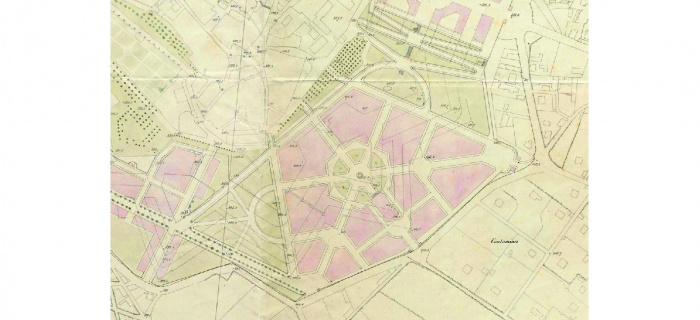 Projet d'agrandissement de Genève, 1853 © AEG