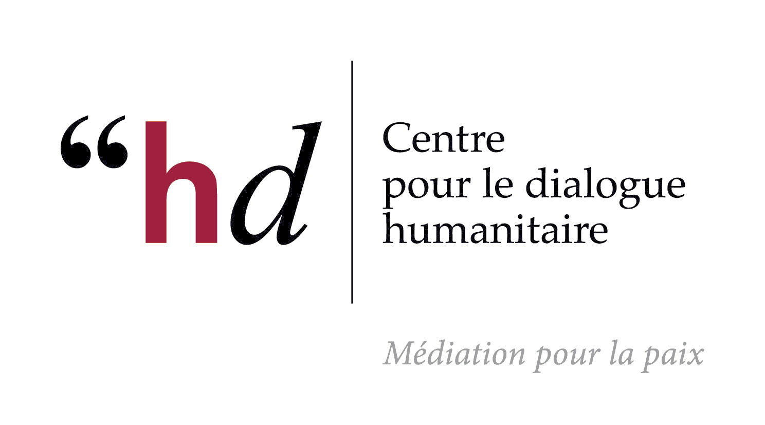 Logo HD Centre pour le dialogue humanitaire