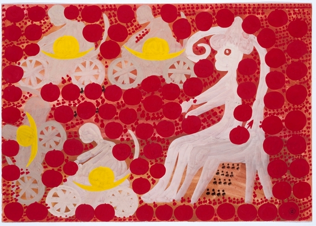 Oeuvre de Carlo Zinelli (1962) - Collection de l'Ar Brut Lausanne