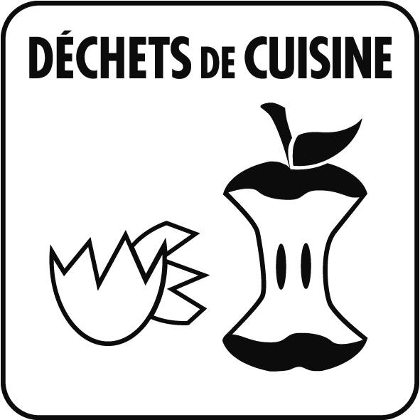 Pictogramme déchets de cuisine