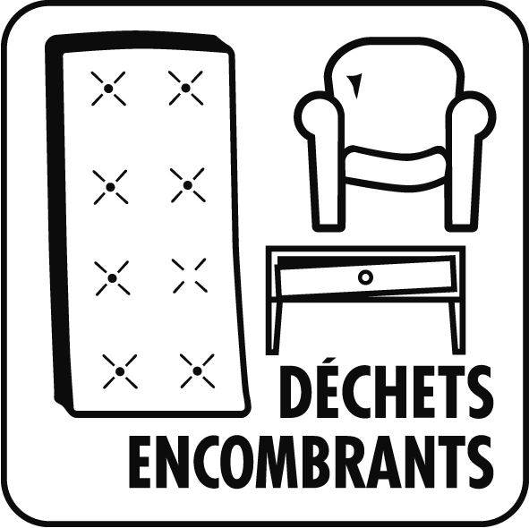 Pictogramme déchets encombrants