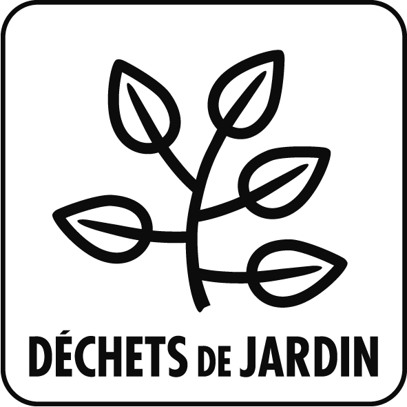 Pictogramme déchets de jardin