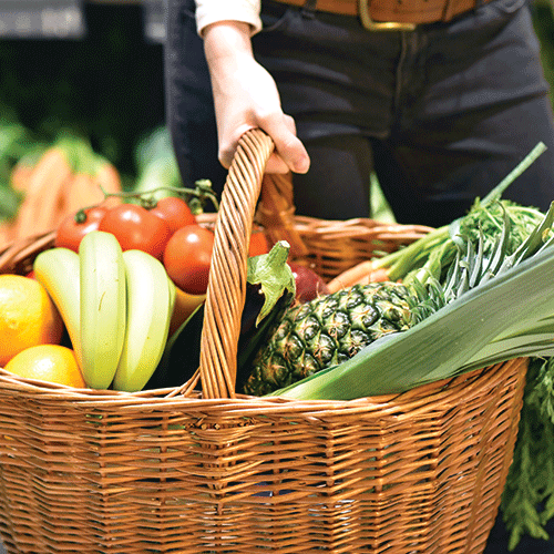 Mager quotidiennement des fruits et des légumes