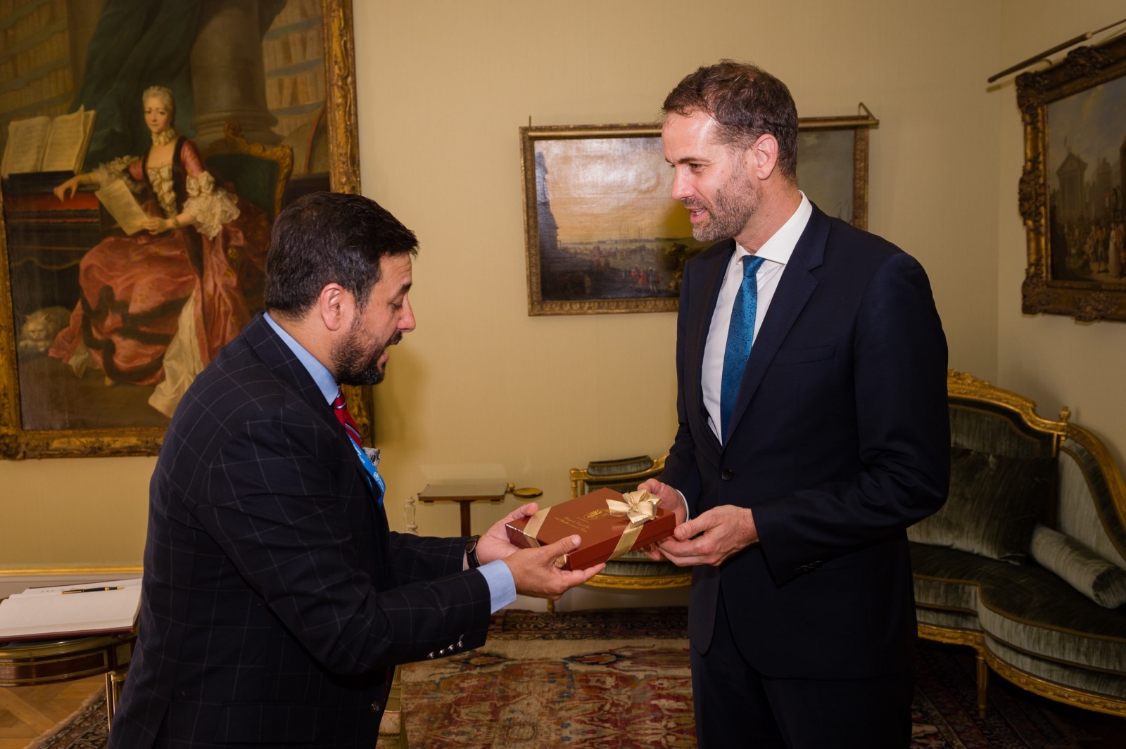 Visite de courtoisie de S.E. Monsieur l'Ambassadeur Nasir Ahmad Andisha, représentant permanent de la République islamique d'Afghanistan auprès de l’ONU à Genève