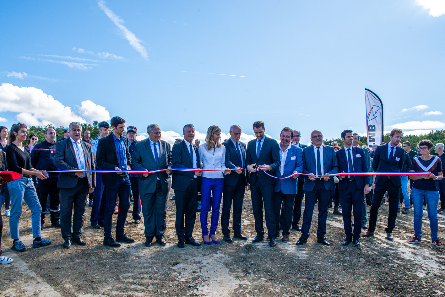 Inauguration de l'écopont de Viry