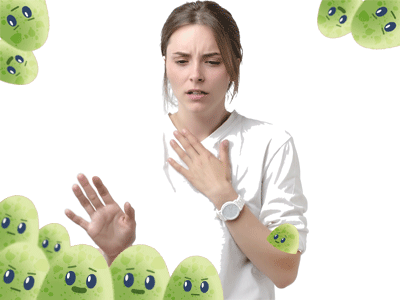 Evitez de vos toucher les yeux, le nez et la bouche