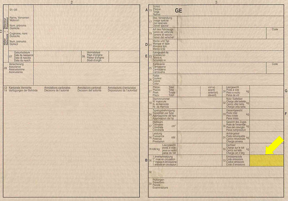 air pollution sticker france