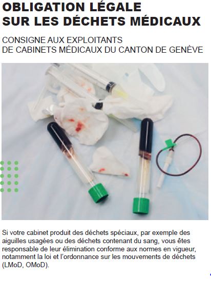 Dépliant déchets médicaux