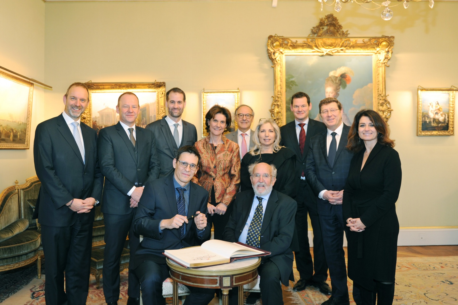 Messieurs Michel Mayor et Didier Queloz, lauréats du Prix Nobel de Physique