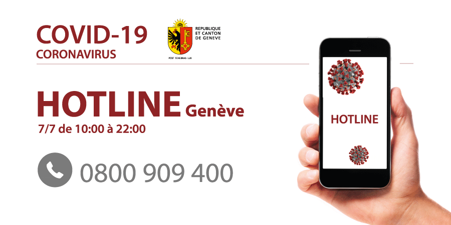 Hotline COVID-19 à Genève