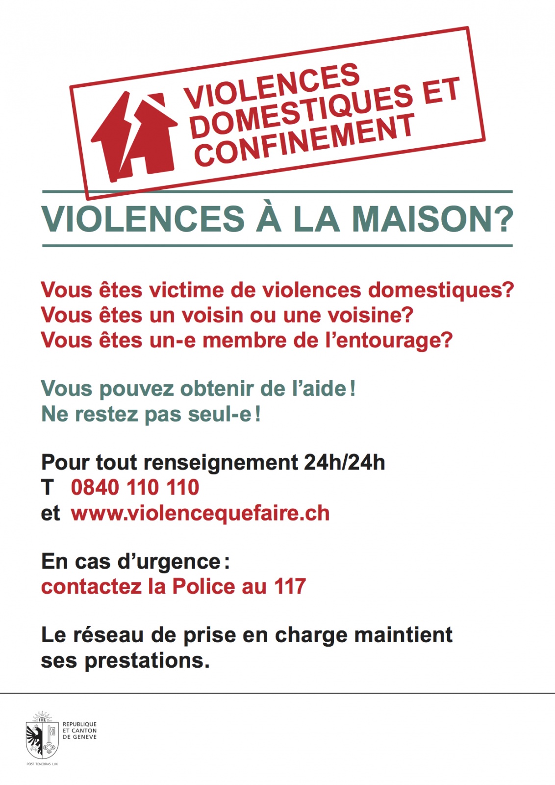 texte d'information sur les violences domestiques