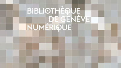 Bibliothèque de Genève numérique