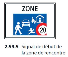 Panneau OSR zone de rencontre