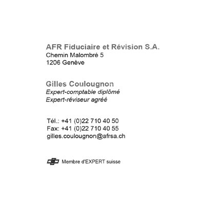 AFR Fiduciaire et Révision SA 