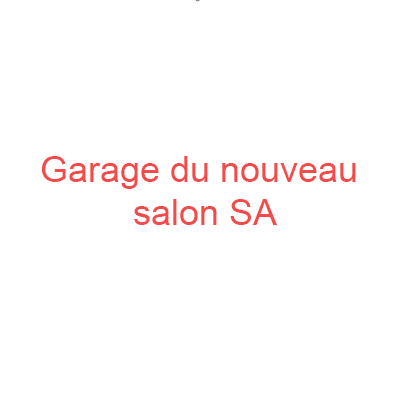 Garage du nouveau salon SA