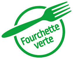 label fourchette verte