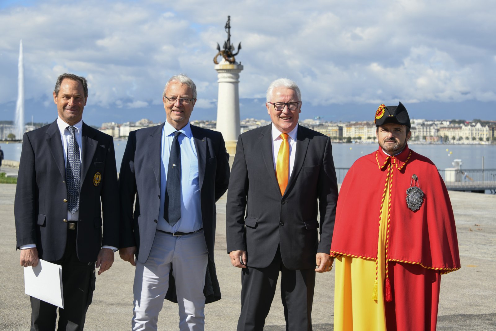  Alec Tournier, secrétaire général SNG Pierre Girod, Président SNG Luc Barthassat, conseiller d'Etat 