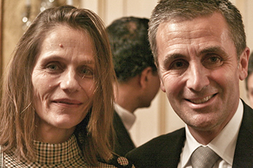 Dortothée Zarjevski, Rédactrice en chef, chargée de la rénovation du site internet de l'Etat, et François Longchamp, président du Conseil d'Etat