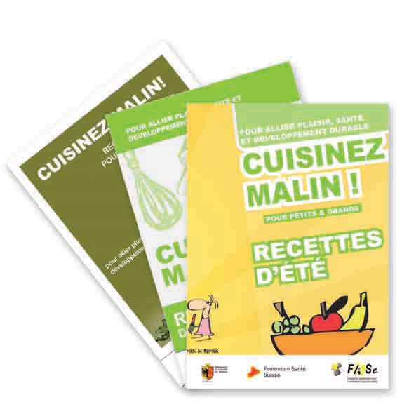 Recueils de recettes Cuisinez malin!