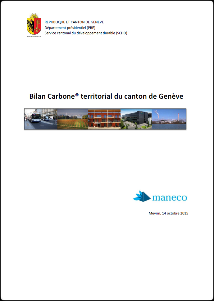 Couverture - Plan climat cantonal - Volet 1