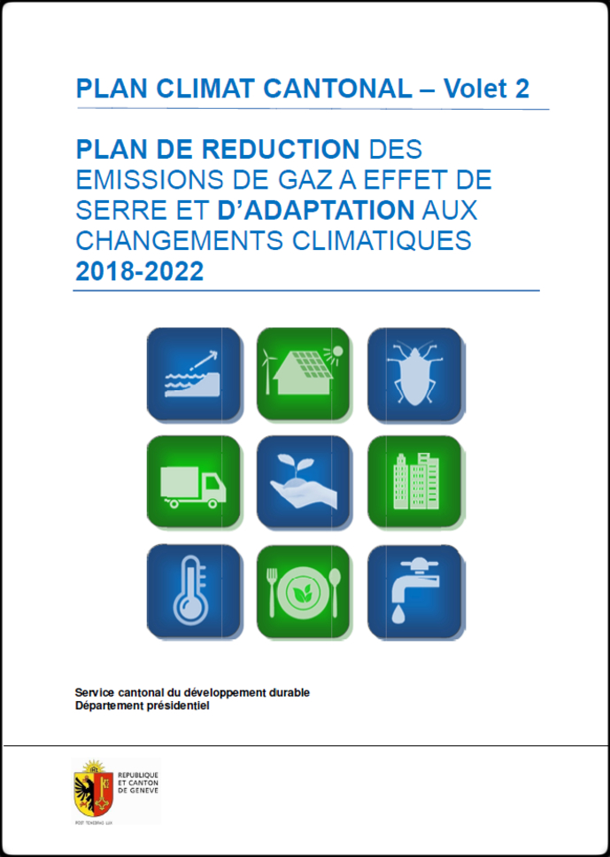 Couverture - Plan climat cantonal volet 2