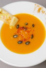 Soupe de carottes au curry