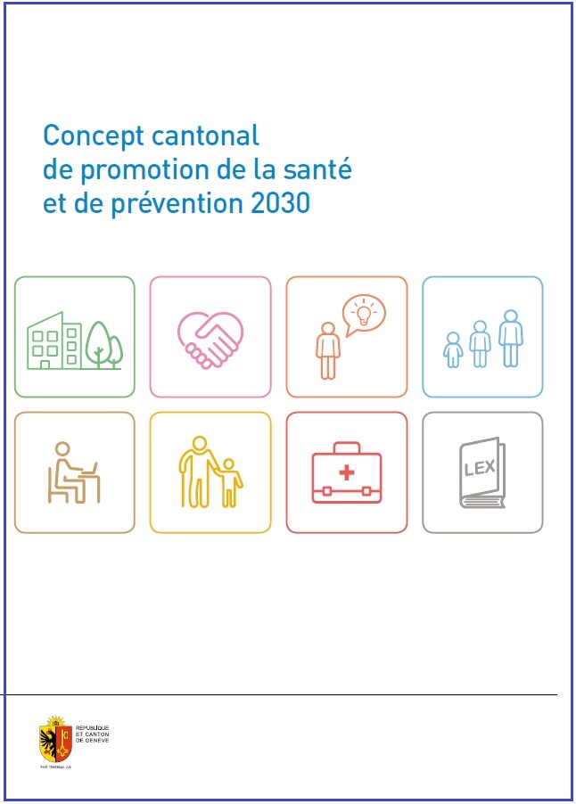 Couverture - Concept cantonal de promotion de la santé et de prévention 2030