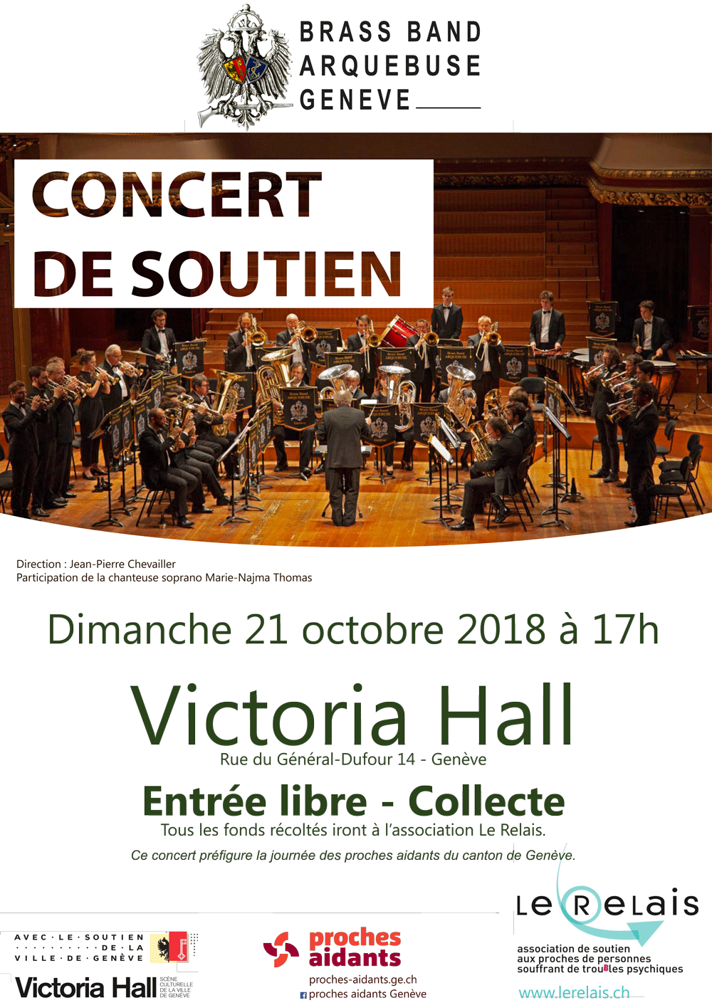 Concert de soutien en faveur de l'association Le Relais