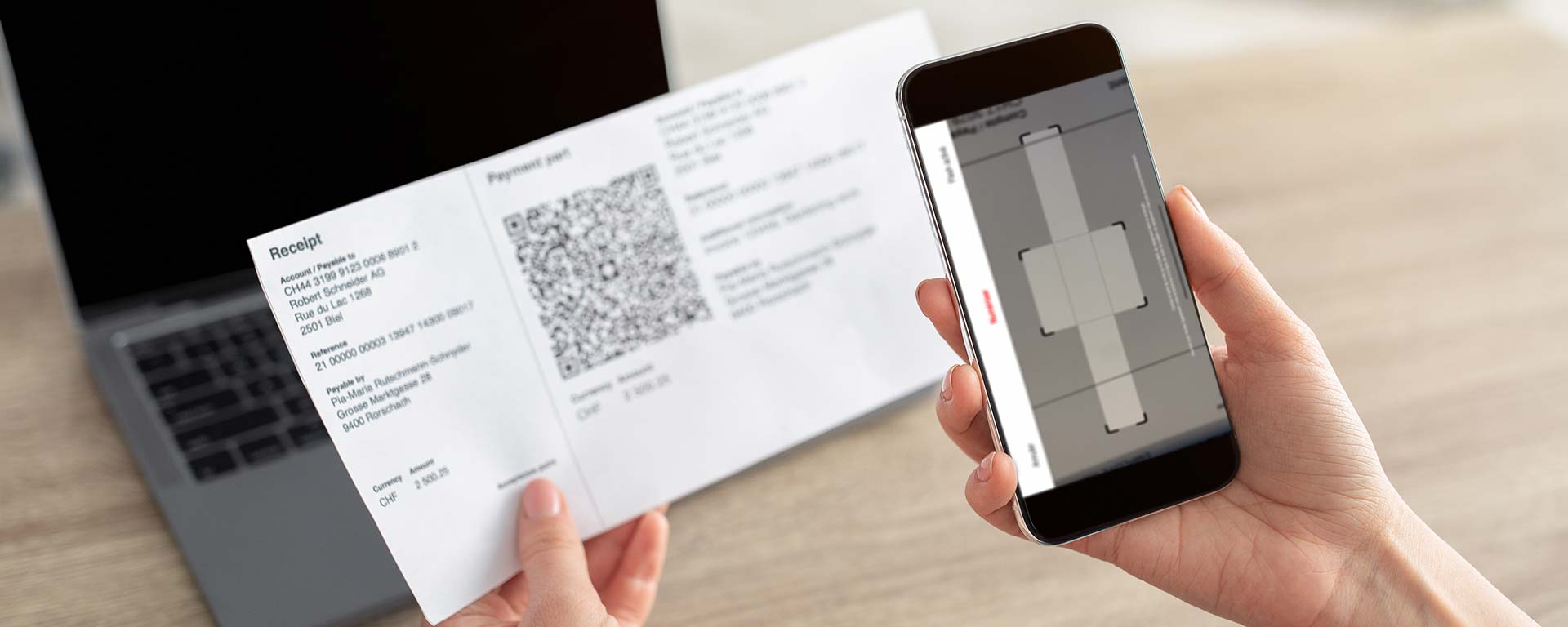 Scanner vos QR-factures