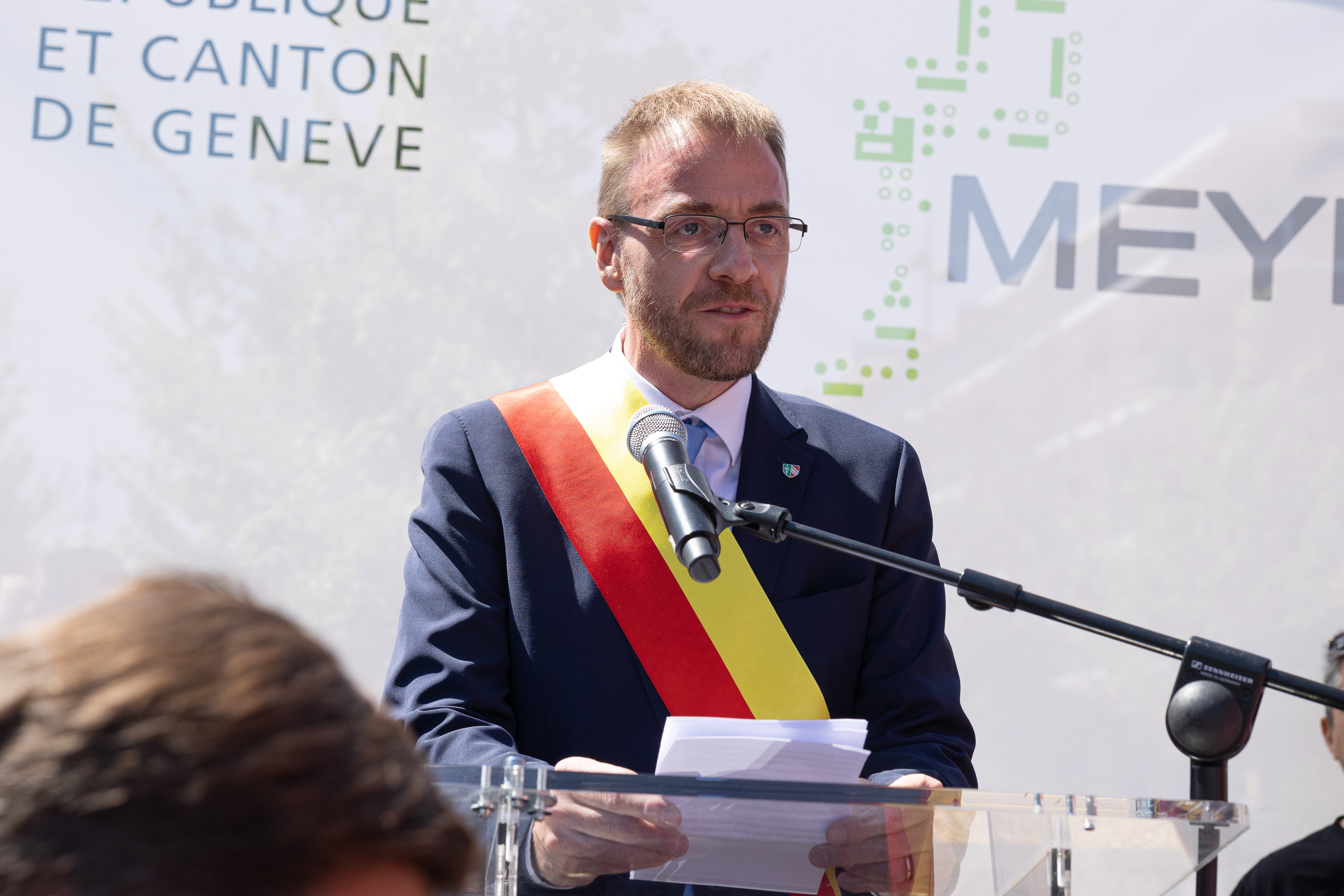Discours du Maire de la commune de Meyrin , Monsieur Cornuz