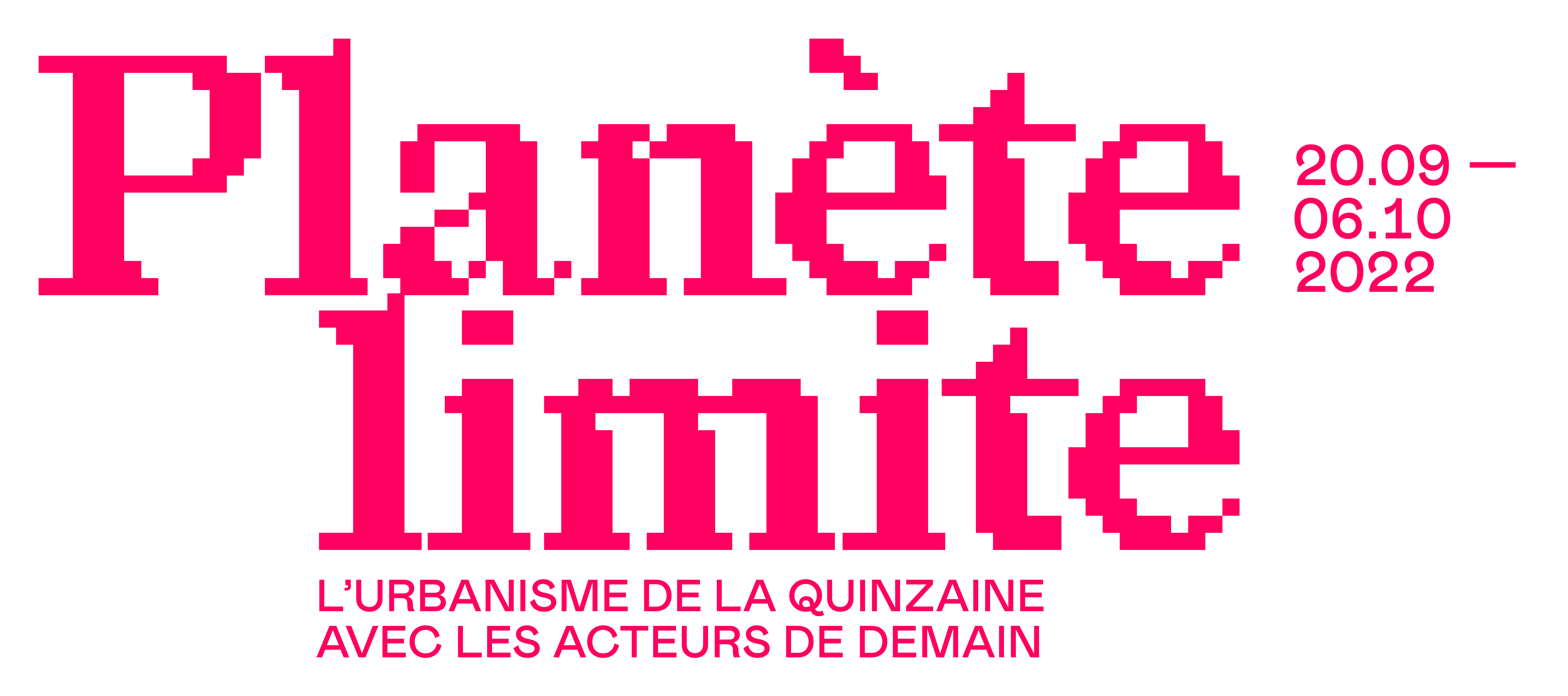 Quinzaine de l'urbanisme 2022 _ Planète limite