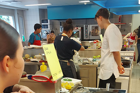 la cuisine pédagogique de la HEdS 