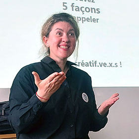 L'animatrice Olga