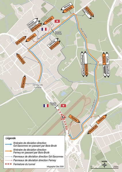 Déviation Tunnel de Ferney