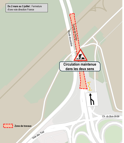 Avis de travaux du 2 mars au 3 juillet