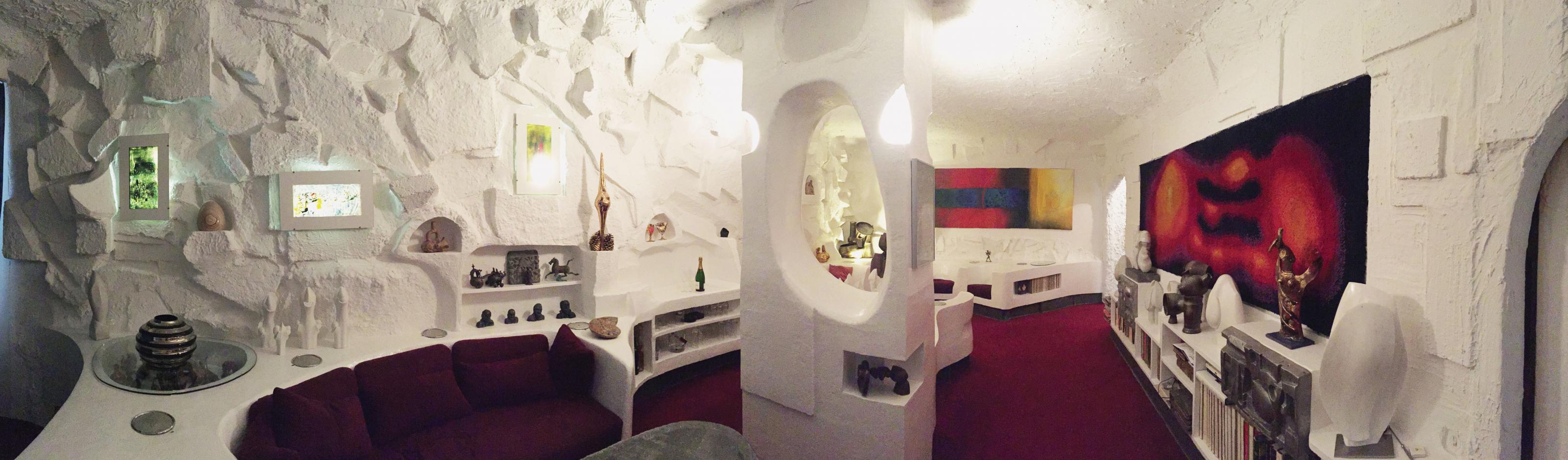 Intérieur-sculpture dans son appartement de Florissant, 1968
