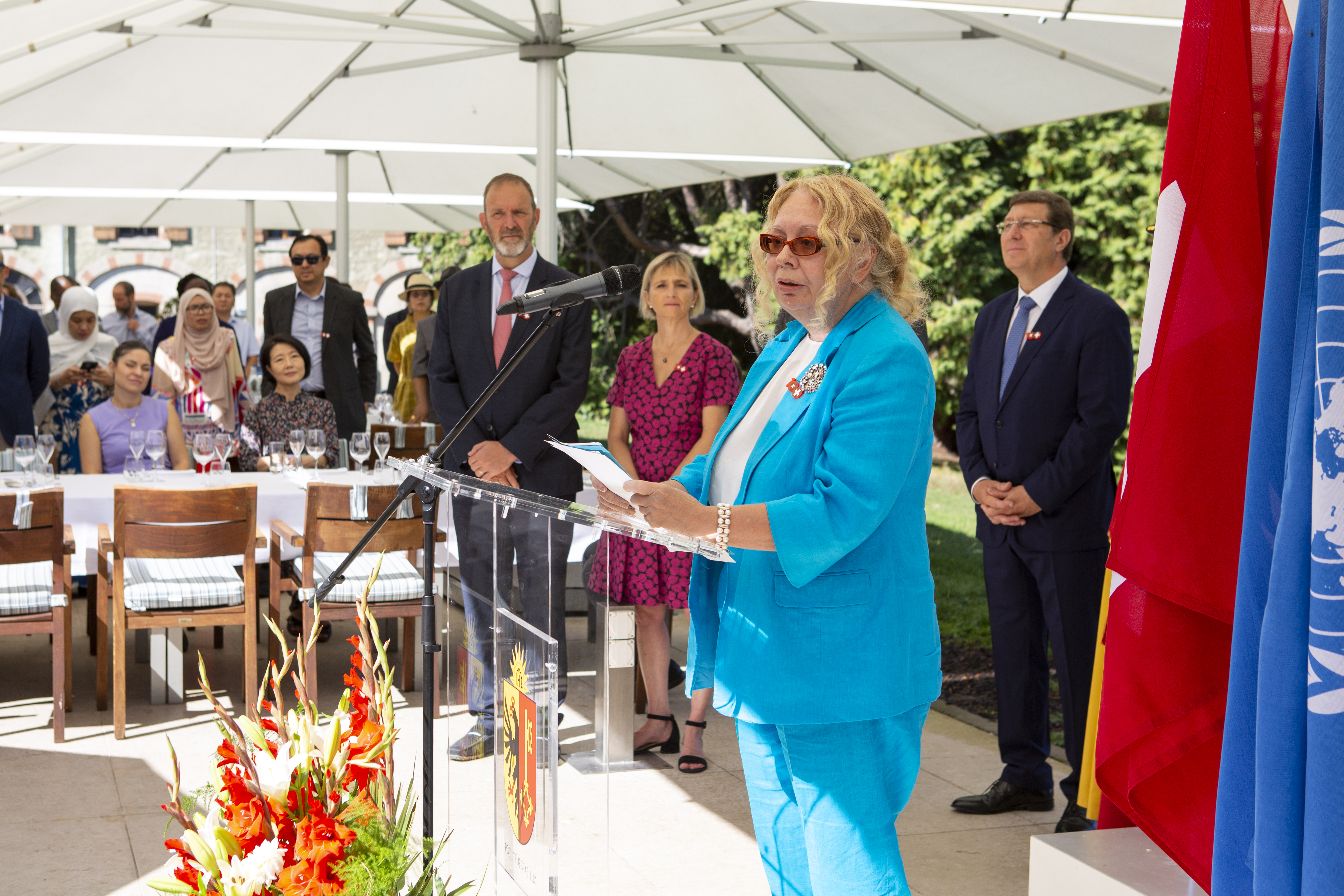 Discours de la Directrice générale des Nations Unies à Genève, Madame Tatiana Valovaya 