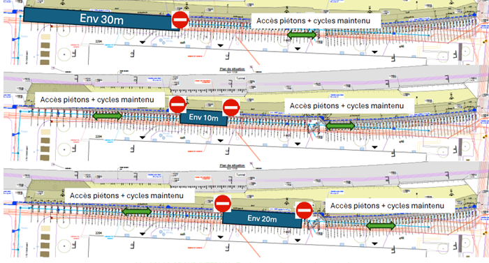 Chantier VVA - Chemin du croissant en déc. 2025