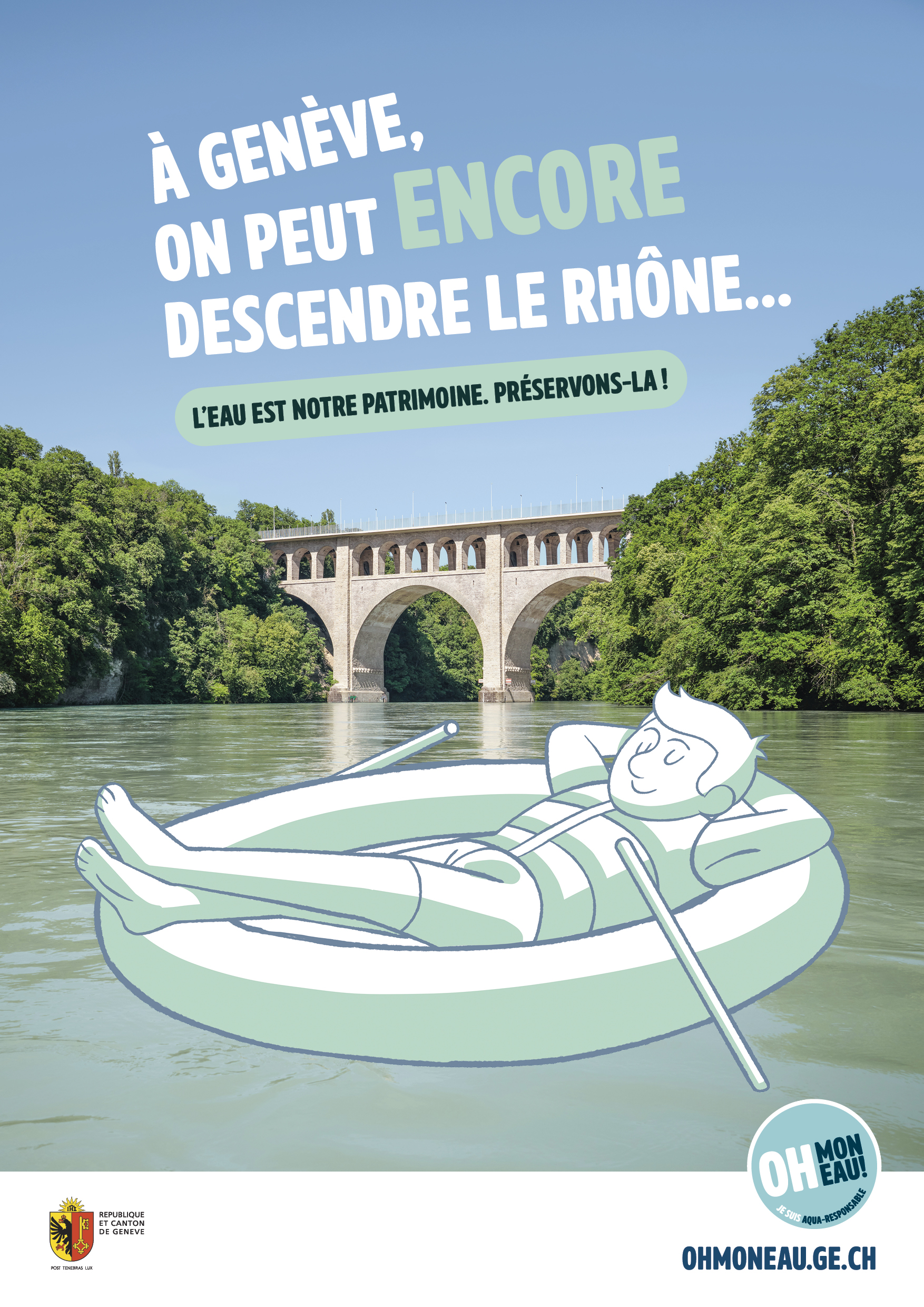 Affiche de la nouvelle campagne Oh mon eau !