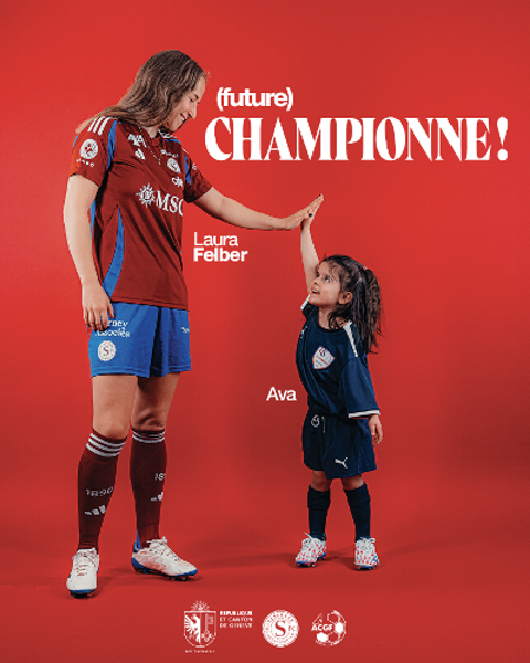Laura Felber et Ava campagne (future) Championne!