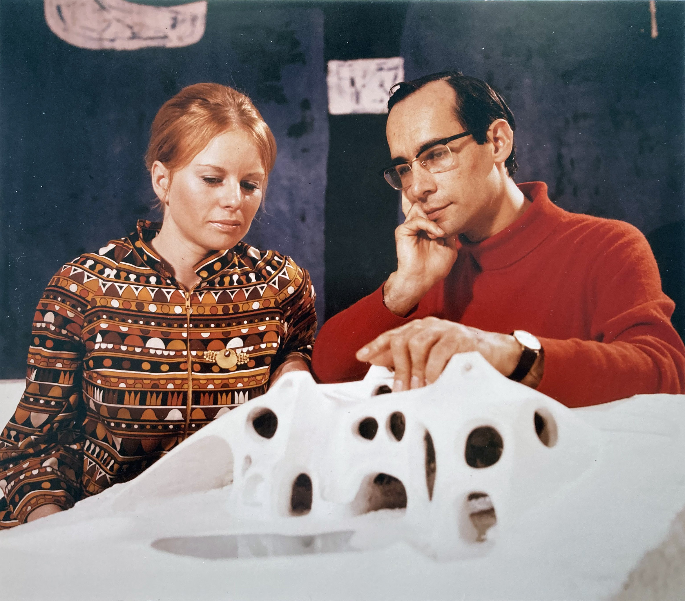 Daniel Grataloup et Diana Schley, son épouse, décédée en 1978