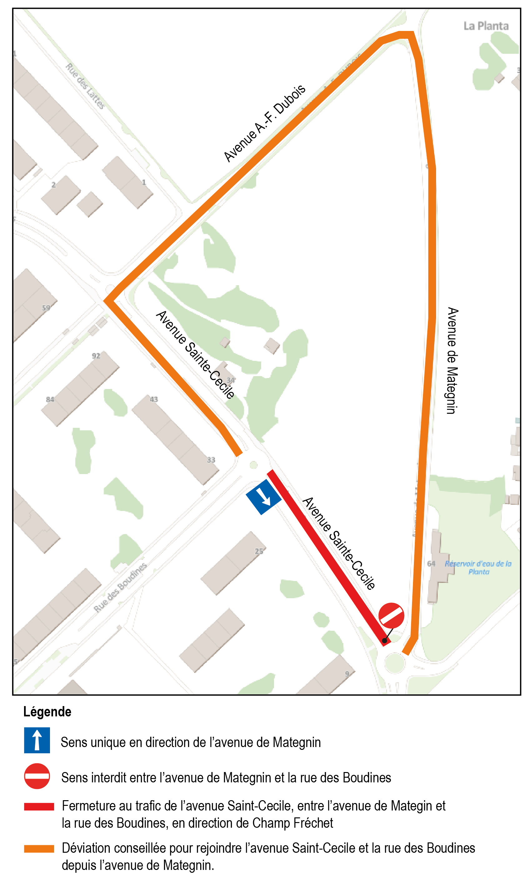Impacts chantiers Sainte-Cecile