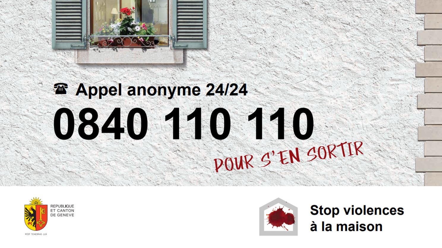 numéro d'appel anonyme 24/24 0840 110 110