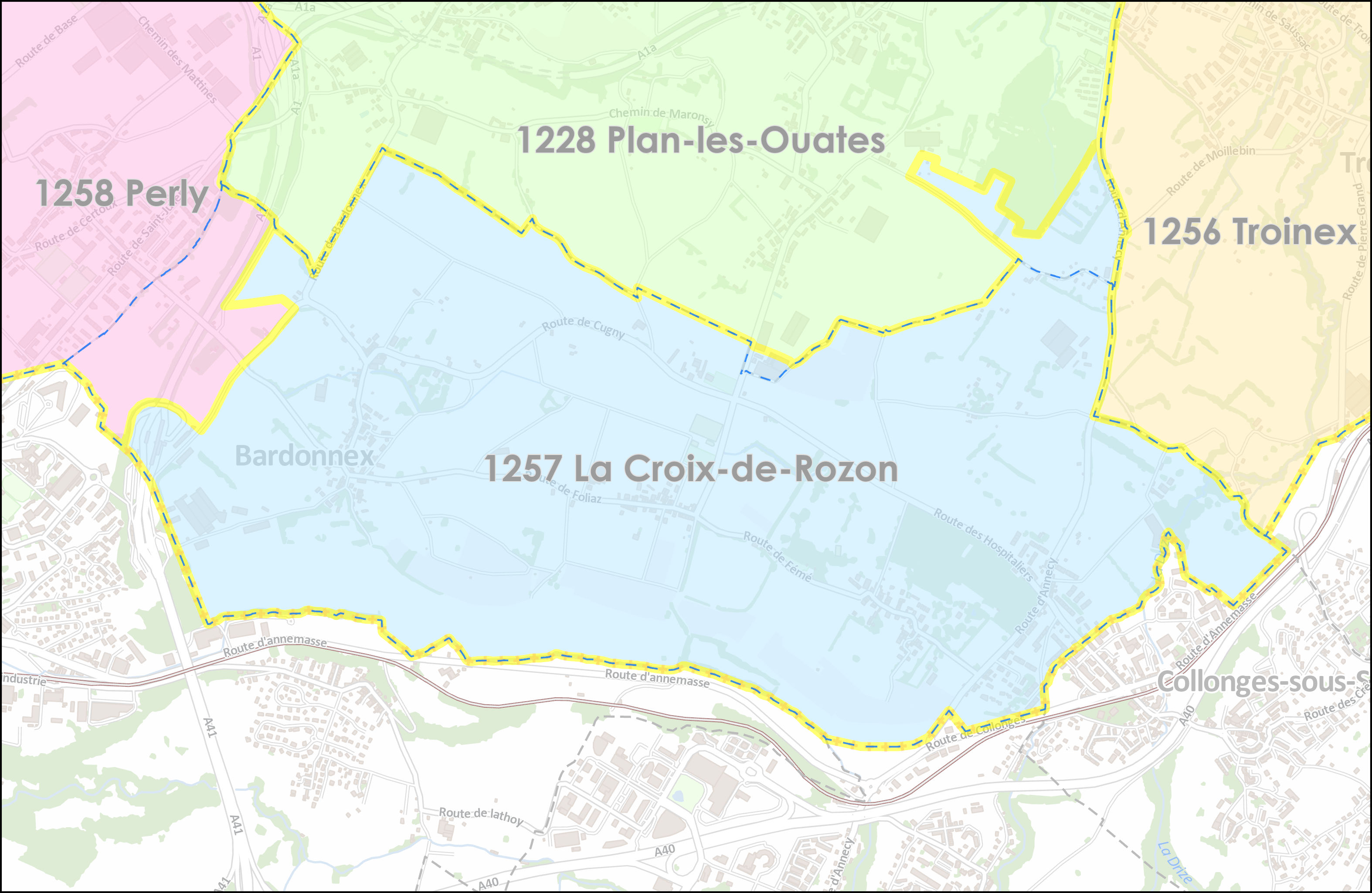 Nom et périmètre actuel