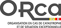 Logo ORCA - Organisation en cas de catastrophe et de situation exceptionnelle en couleur