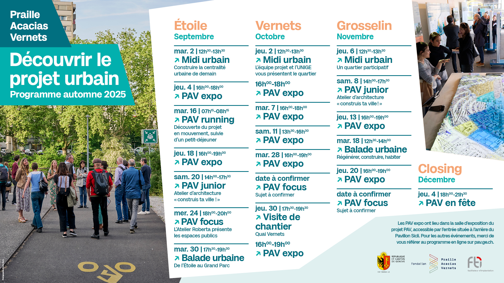 Programme projet PAV automne 2025