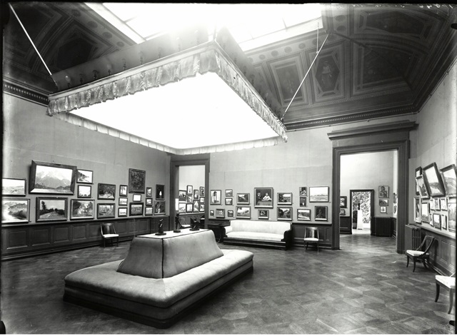 Palais de l'Athénée, la salle Saint-Ours en décembre 1930. © Archives de la Société des Arts de Genève