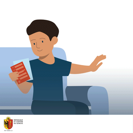 Homme cheveux noir animation