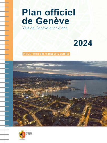 Couverture du plan officiel de Genève, ville et environs